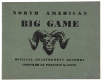 North American Big Game: Official Measurement Records