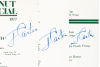 Three signed menus from the Peanut Special - 2