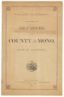 Great Register of the County of Mono, State of California