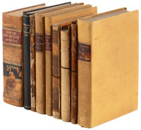 Eight volumes of early laws of the State of Kansas, plus the journal of the first statehood legislature