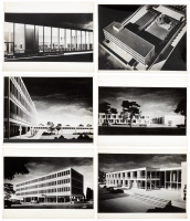 Eighteen photographs related to the Frankfurt Amerika Haus