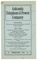 Golconda Telephone & Power Company
