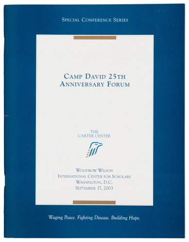 Camp David 25th Anniversary Forum