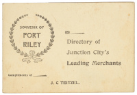 Souvenir of Fort Riley and Directory of Junction City's Leading Merchants