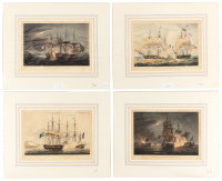 Thirty-four prints from Jenkin's Naval Achievements of Great Britain