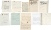 Collection of letters and ephemera from the latter 19th through the mid-20th century