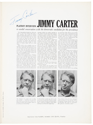 Playboy Interview: Carter