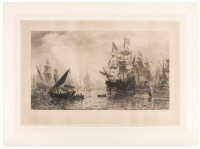 The Armada sailing from Ferrol - 12th July 1588