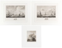 Three Dutch maritime engravings