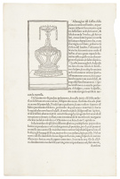 Single leaf from the Hypnerotomachia Poliphili