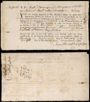 Colonial Boston Court Summons