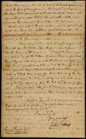 Autograph Letter signed by Elias Boudinot, to Samuel Bayard