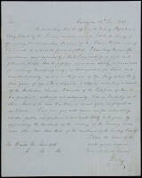 Autograph Letter signed by Henry Clay, to Secretary of the Treasury William M. Meredith, regarding a vacancy in the Treasury Department