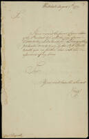 Autograph Letter signed by James Craggs, to a Mr. Dayrolles