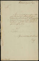 Autograph Letter signed by James Craggs, to a Mr. Dayrolles