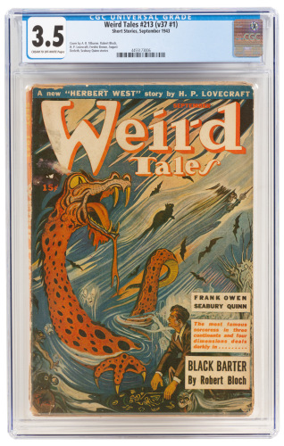 WEIRD TALES No. 213 (Vol. 37, No. 1) Sep 1943