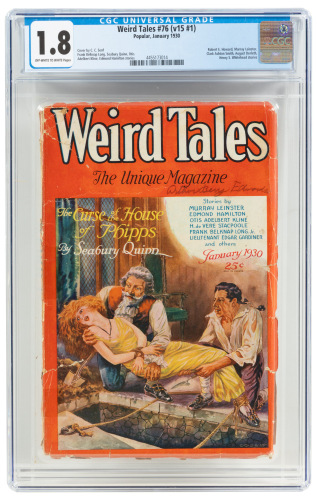 WEIRD TALES No. 76 (Vol. 15, No. 1) Jan 1930