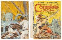 COMPLETE STORIES Preliminary Cover Sketch in Oils by Gayle Hoskins