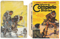 COMPLETE STORIES Preliminary Cover Sketch in Oils by Gayle Hoskins