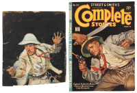 COMPLETE STORIES Preliminary Cover Sketch in Oils by Gayle Hoskins