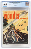 THRILLING WONDER STORIES No. 102 (Vol. 41 No. 3) Feb 1953 * Schomburg Art