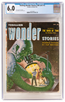 THRILLING WONDER STORIES No. 100 (Vol. 41 No. 1) Oct 1952 * Schomburg Art
