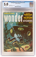THRILLING WONDER STORIES No. 103 (Vol. 42 No. 1) Apr 1953 * Schomburg Art