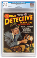 DIME DETECTIVE MAGAZINE No. 199 (Vol. 50, No. 3) Feb 1946