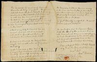 Autograph Letter signed by Samuel Haven, to John Winthrop