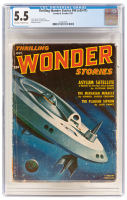 THRILLING WONDER STORIES No. 94 (Vol. 39, No. 1) Oct 1951 * Schomburg Cover