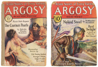 ARGOSY Vol. 214, No. 1 & Vol. 223, No. 6 * Lot of 2 Pulps