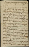 Autograph Letter signed by Thomas McKean, Signer from Delaware, addressed to the citizenry of York County, Pennsylvania