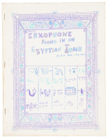 Plastic Saxophone Found in an Egyptian Tomb.