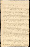 Manuscript field notes of a survey of the disputed boundary between New Jersey and New York, begun in 1765