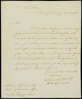 Letter signed by Samuel Osgood, commissioner of U.S. Treasury, regarding consolidation of Revolutionary War debt