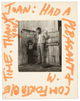 Handmade mail art card by Wallace Berman