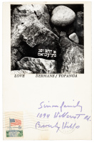 Original mail art greeting card by Wallace Berman
