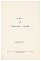 The Politics of Consciousness Expansion
