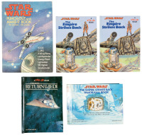 Five Star Wars pop-up and punch-out books