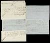 Manuscript receipts for goods and services for the Ship "Forrester"