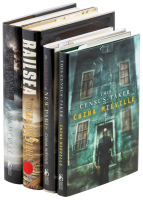 Four signed volumes by China Mi&eacute;ville