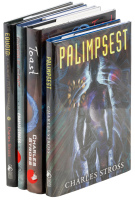 Four signed limited editions by Charles Stross