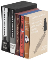 Five volumes of Folio Society mysteries