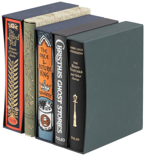 Five volumes from The Folio Society
