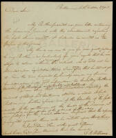 Autograph Letter signed by Otho H. Williams, to Tench Coxe