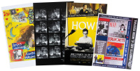 Four posters relating to Lawrence Ferlinghetti