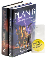 Plan B [with] Plan B round button [and] Hello Out There