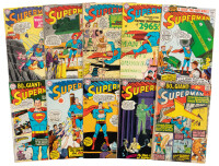SUPERMAN Nos. 178, 179, 180, 181, 182, 183, 184, 185, 186, 187 * Lot of 10 Comics