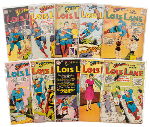 SUPERMAN'S GIRL FRIEND LOIS LANE Nos. 8, 9, 10, 11, 12, 13, 14, 15, 16, 17 * Lot of 10 Comics