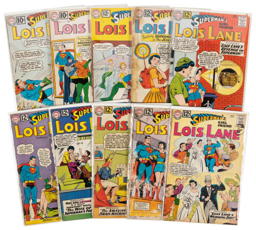 SUPERMAN'S GIRL FRIEND LOIS LANE Nos. 28, 29, 30, 31, 32, 33, 34, 35, 36, 37 * Lot of 10 Comics